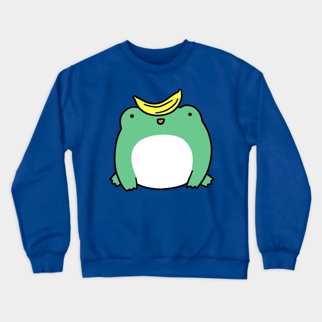 Banana Frog Crewneck Sweatshirt by saradaboru